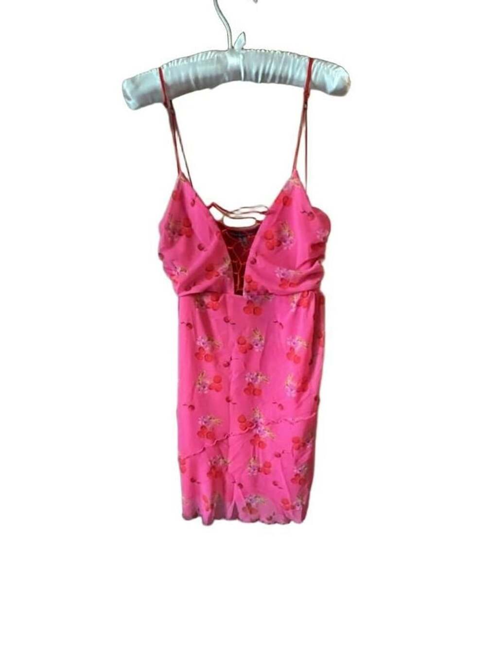 Urban Outfitters Bright Side Lace Up Mini Dress Size M
